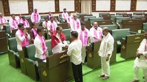 A Rare Handshake: When Revanth Reddy Met KCR in the Assembly