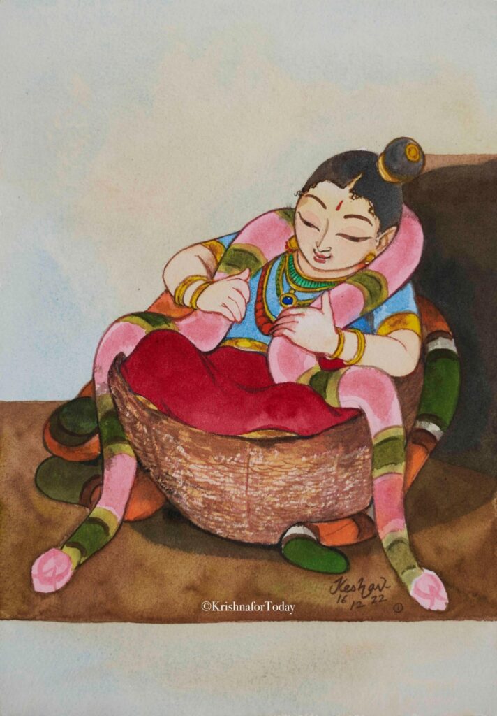 Godadevi, (Tamil Tiruppavai-6)