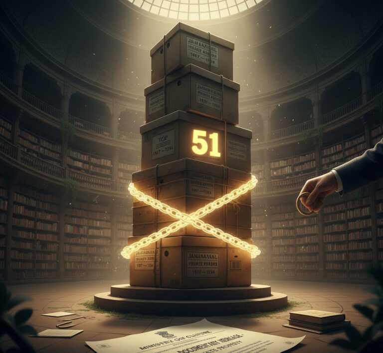 The 51-Carton Controversy: Nehru’s Papers and National Rights