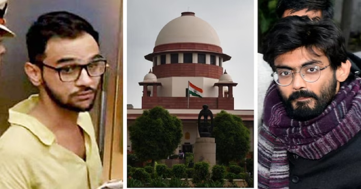 Umar Khalid, Sharjeel Imam denied bail by SC