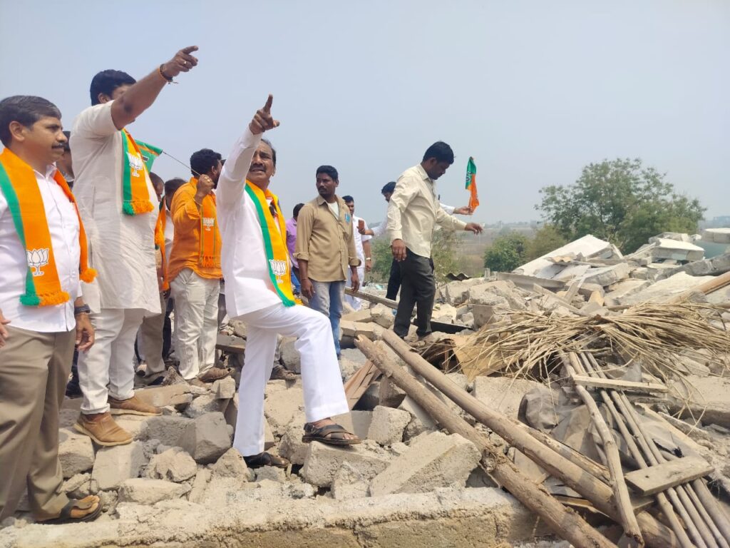 Eatala Rajender Vows to Fight for Khammam’s Displaced