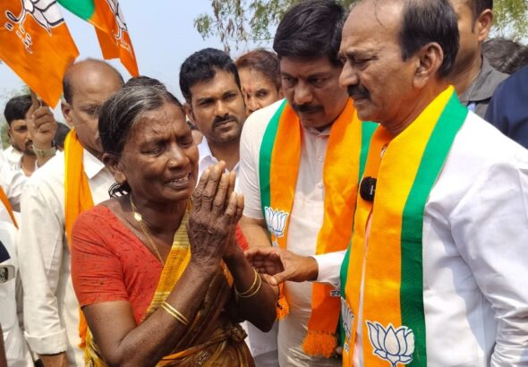 Eatala Rajender Vows to Fight for Khammam’s Displaced