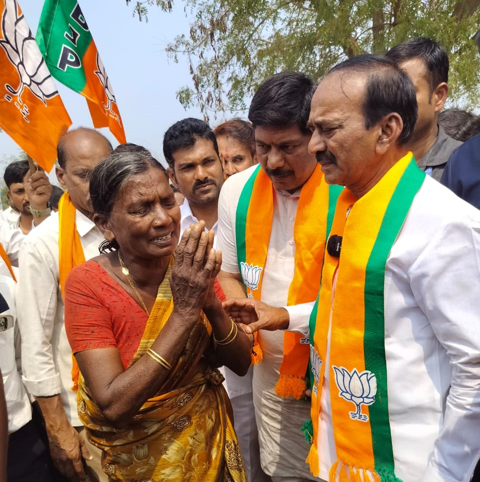 Eatala Rajender Vows to Fight for Khammam’s Displaced