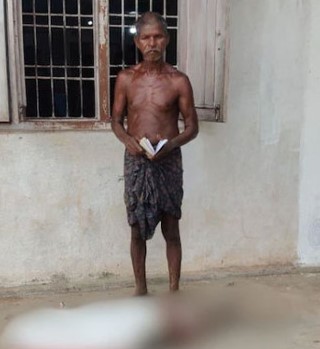 A Heartbreaking Sight in Odisha: Man Carries Sister's Remains to Bank