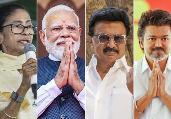 West Bengal Sees Historic Shift as BJP Sweeps State; Vijay’s TVK Stuns Tamil Nadu