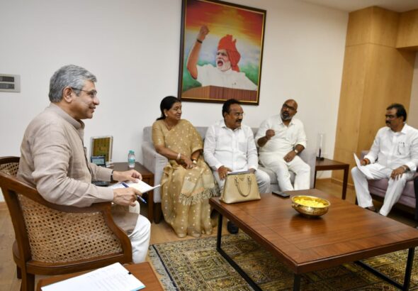 Telangana Railway Projects were a key one Telangana and the Country-Vaishnaw
