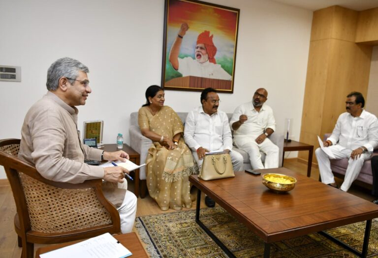 Telangana Railway Projects were a key one Telangana and the Country-Vaishnaw