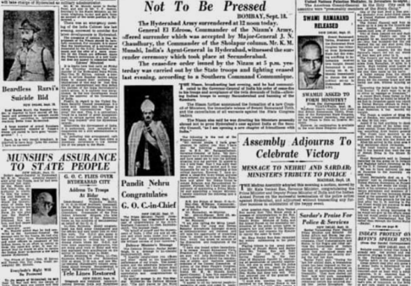 Hyderabad did not attain Independence on 15 August 1947