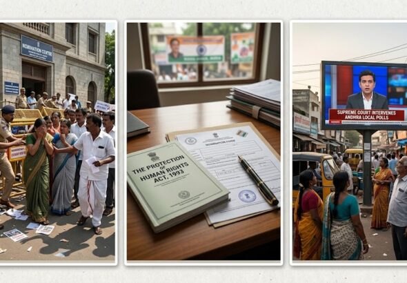 Joint Petition on AP Local Body Poll Violations to the NHRC