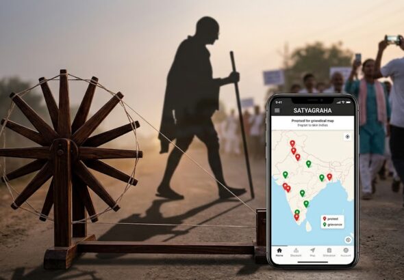 SATYAGRAHA OR POLITICAL GIMMICK?